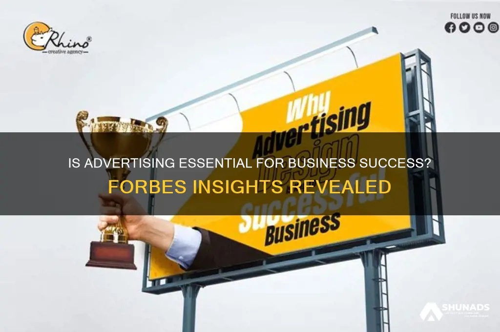 is advertising essential for business forbes