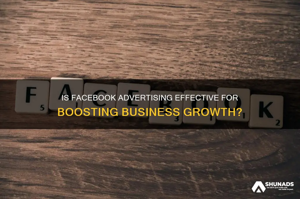 is advertising on facebook good for business