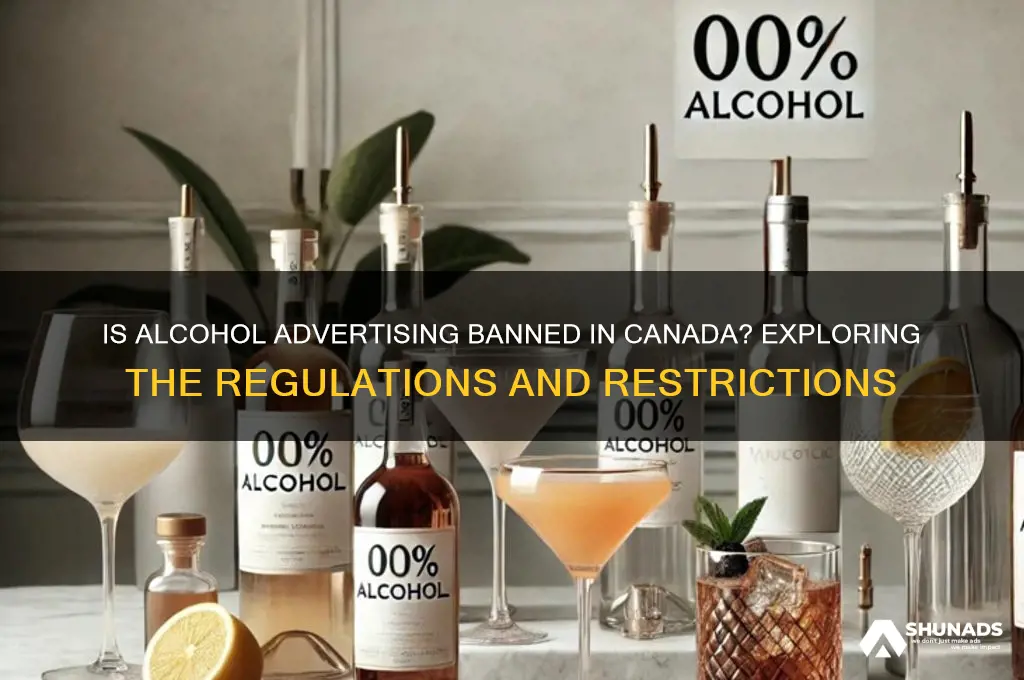 is alcohol advertising banned in canada