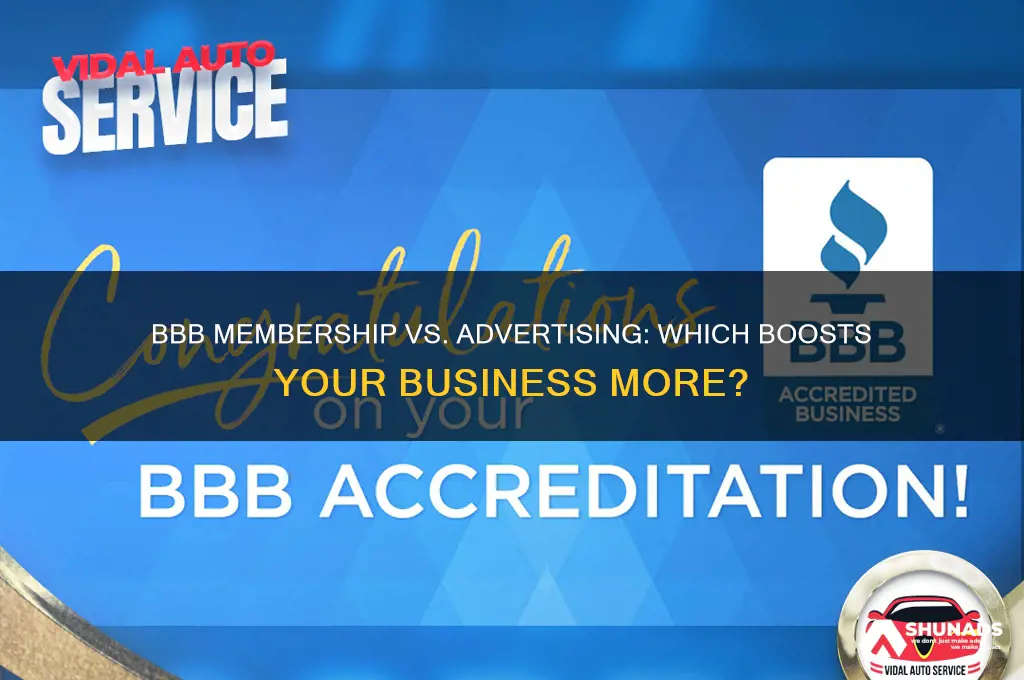 is better business bureau membership dues or advertising