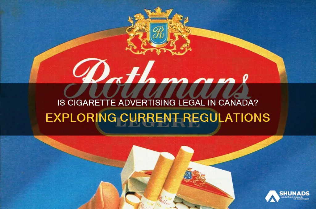 is cigarette advertising permitted in canada