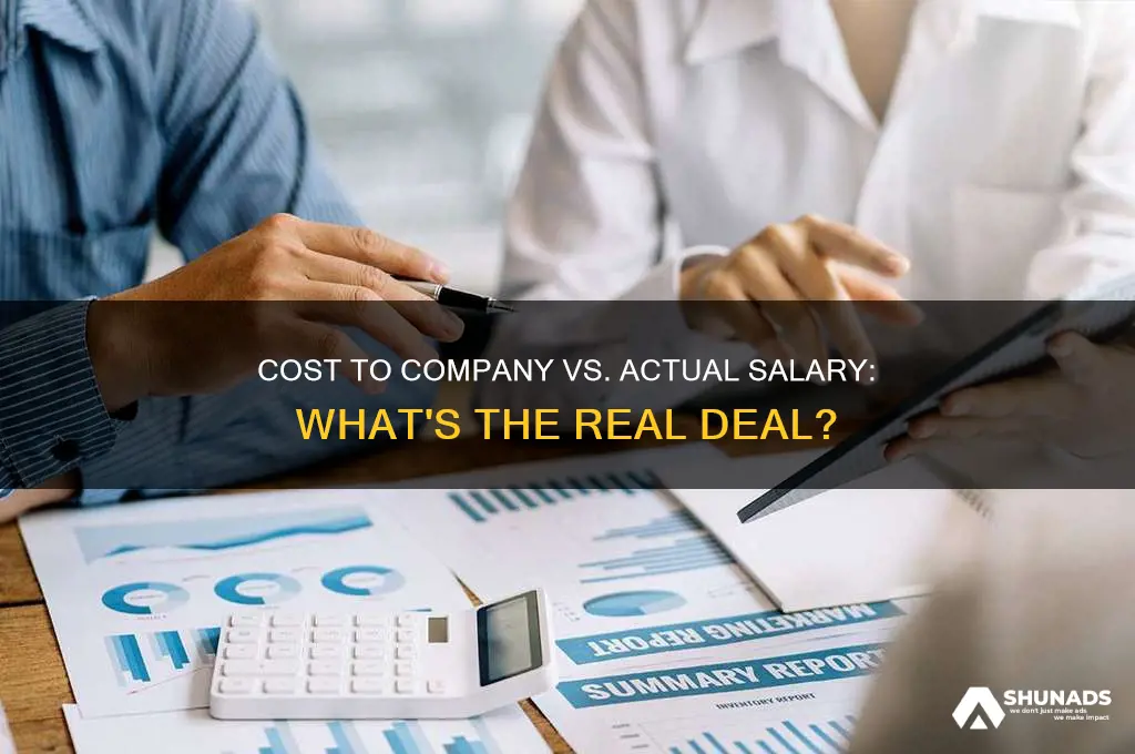 is cost to company advertised or actual salary