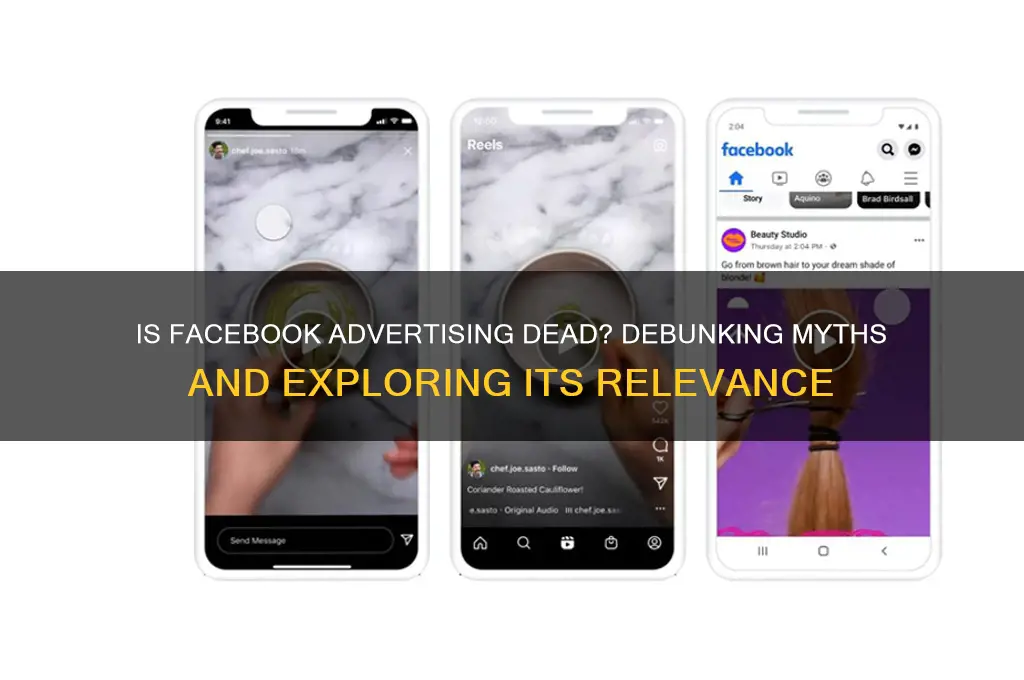 is facebook advertising dead