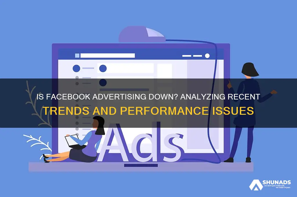 is facebook advertising down