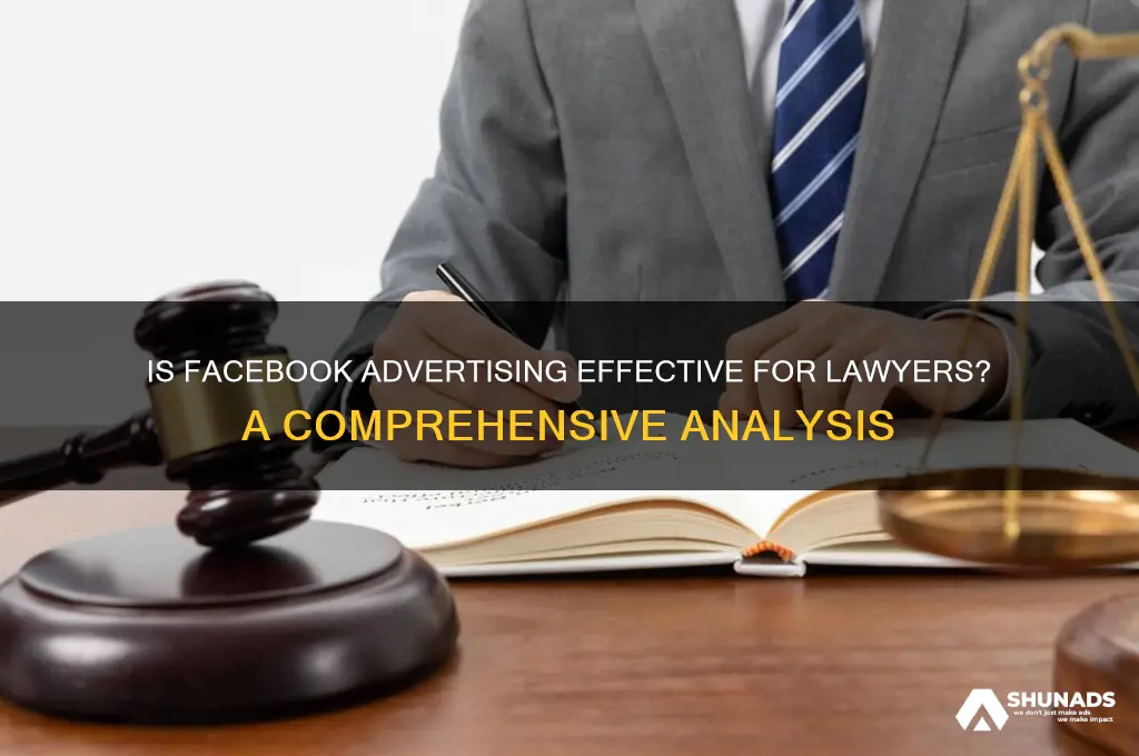 is facebook advertising effective for lawyers