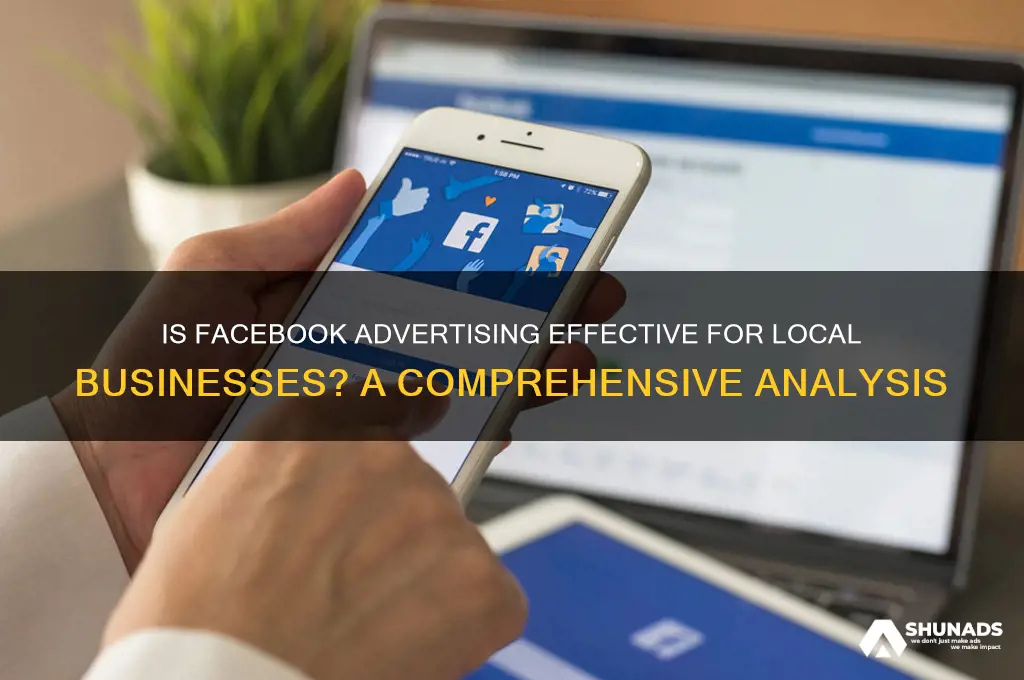 is facebook advertising effective for local businesses