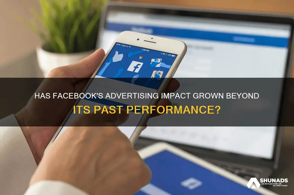 is facebook advertising more than they used to