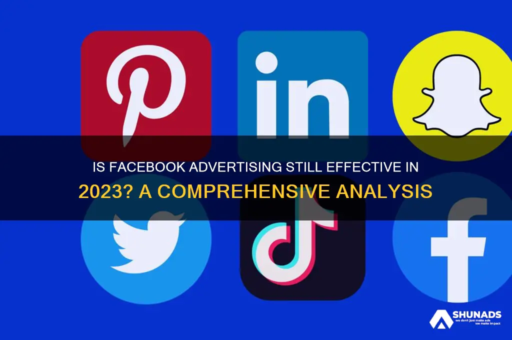 is facebook advertising still effective