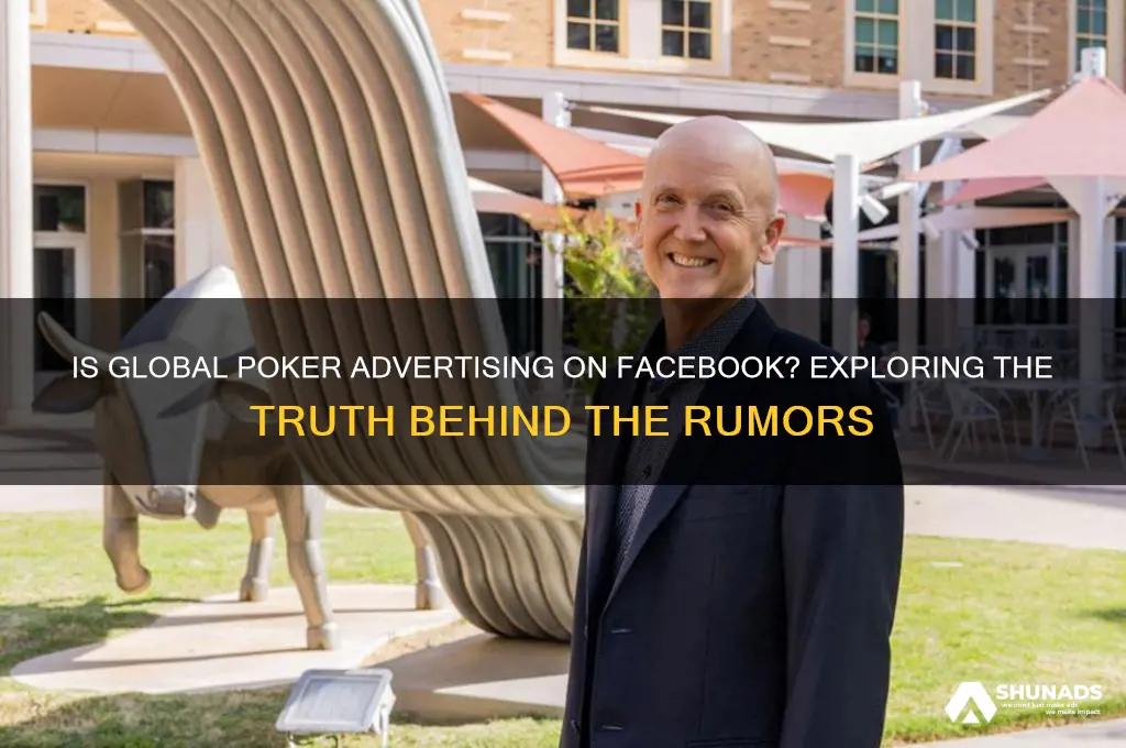 is global poker advertising on facebook