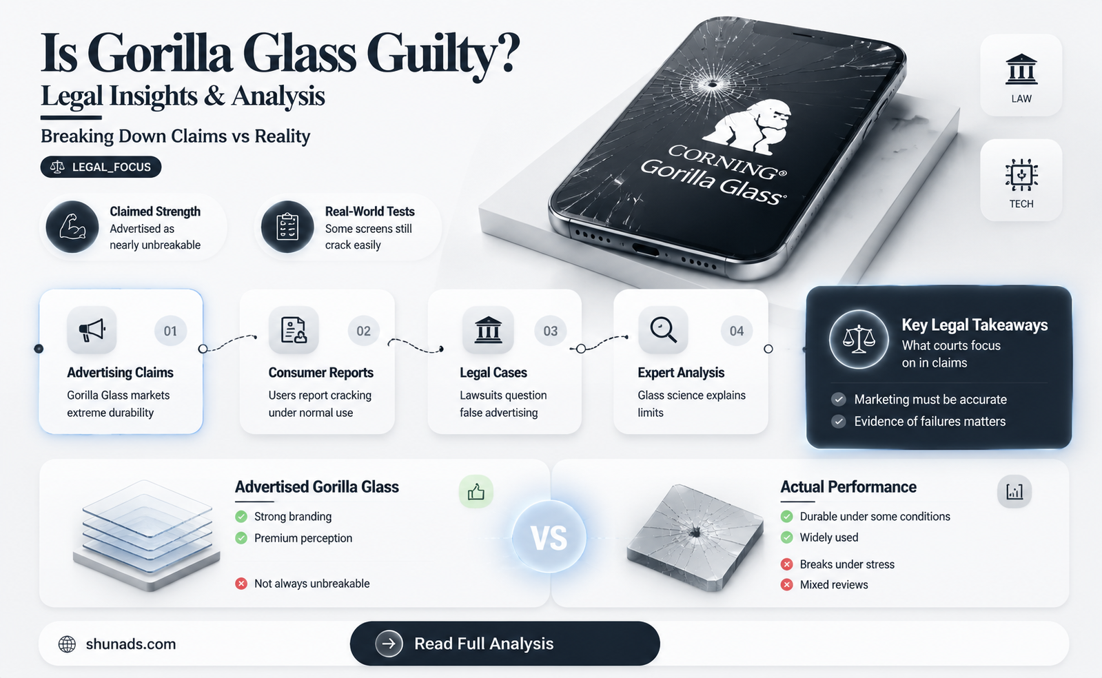 can i sue gorilla glass for false advertising