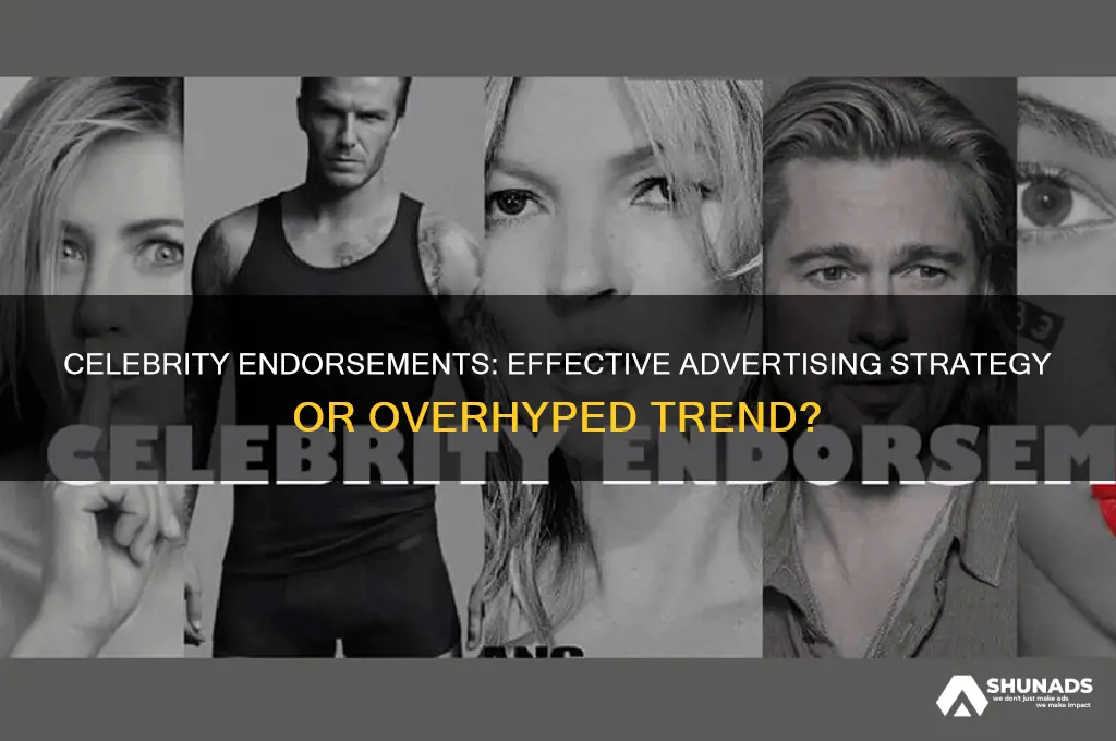 is it effective to use celebrities in advertising