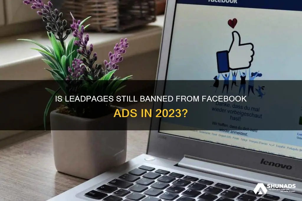 is leadpages still banned by facebook advertising 20 7