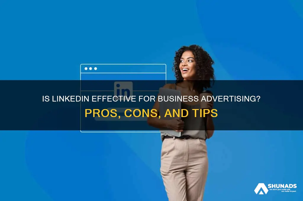 is linkedin a good place to advertise your business