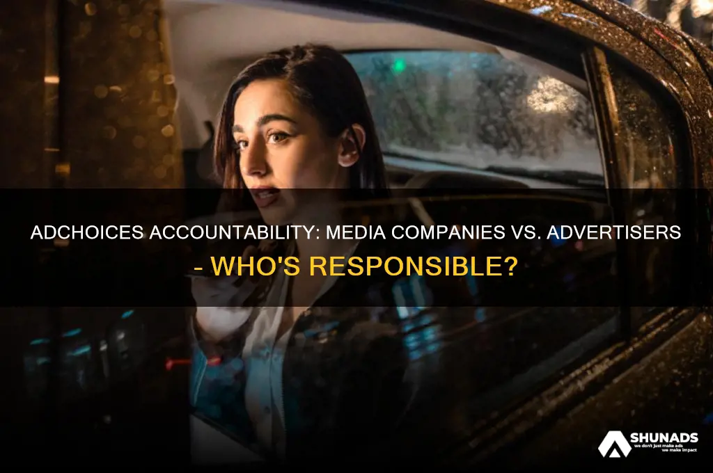 is media company or advertiser responsible for adchoices