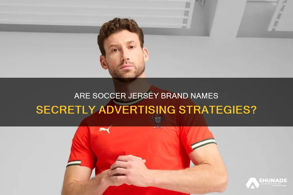 is soccer jersey company names advertising