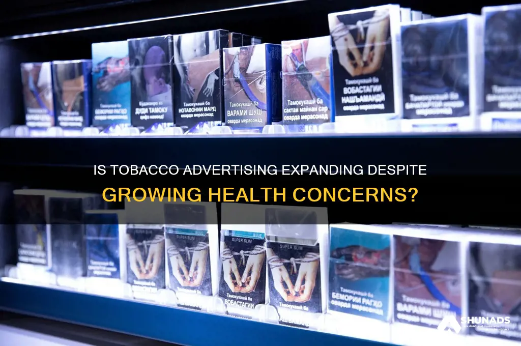 is tabbaco advertising getting bigger