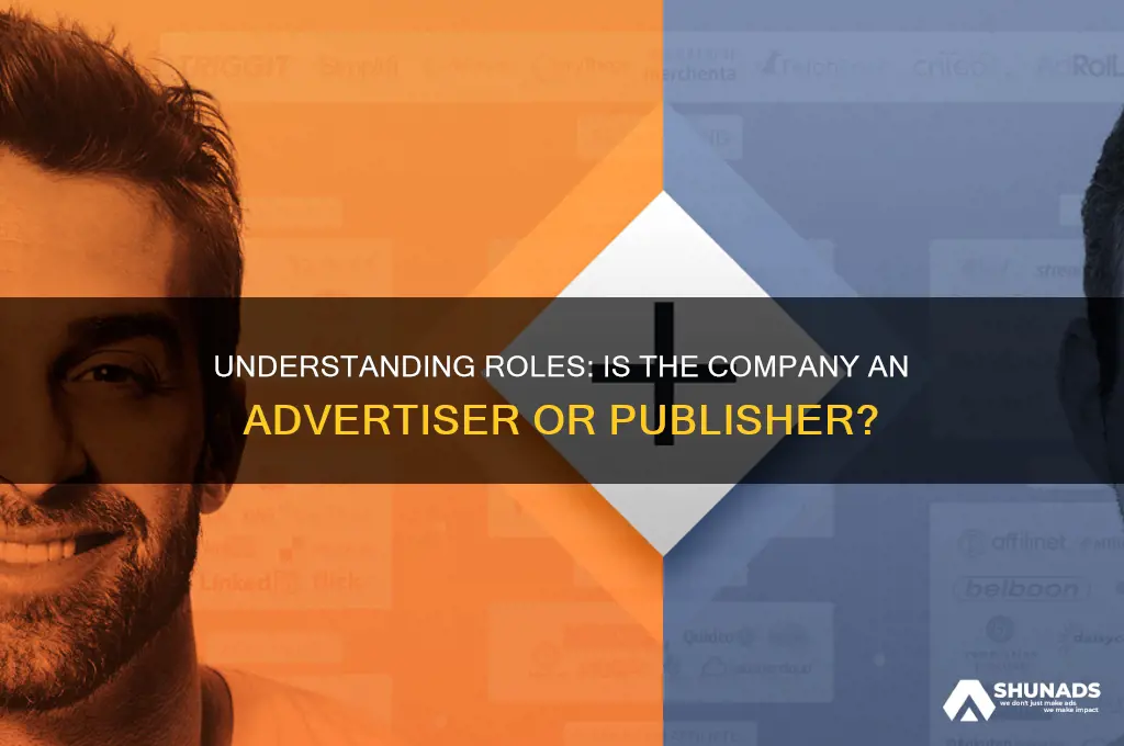 is the company the advertiser or publisher