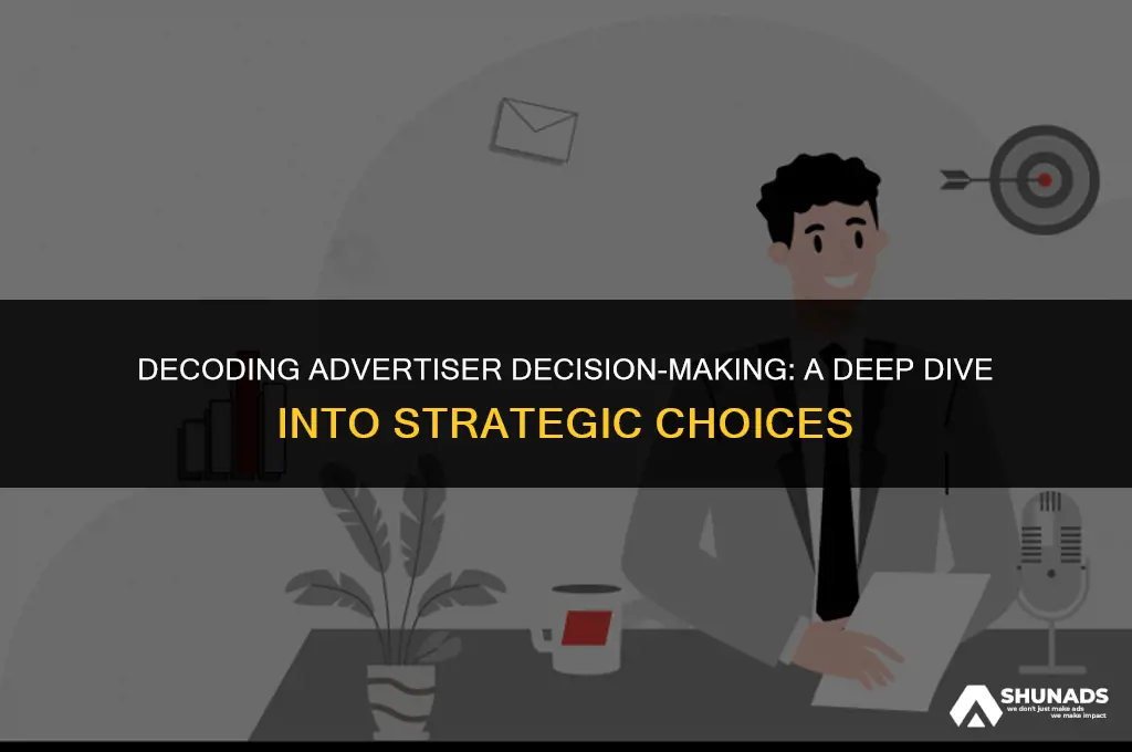 is the series of decisions advertisers make regarding