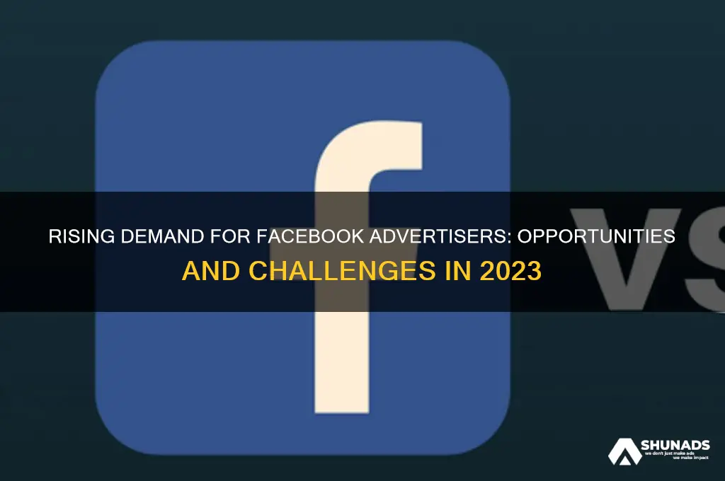 is there a demand for facebook advertisers