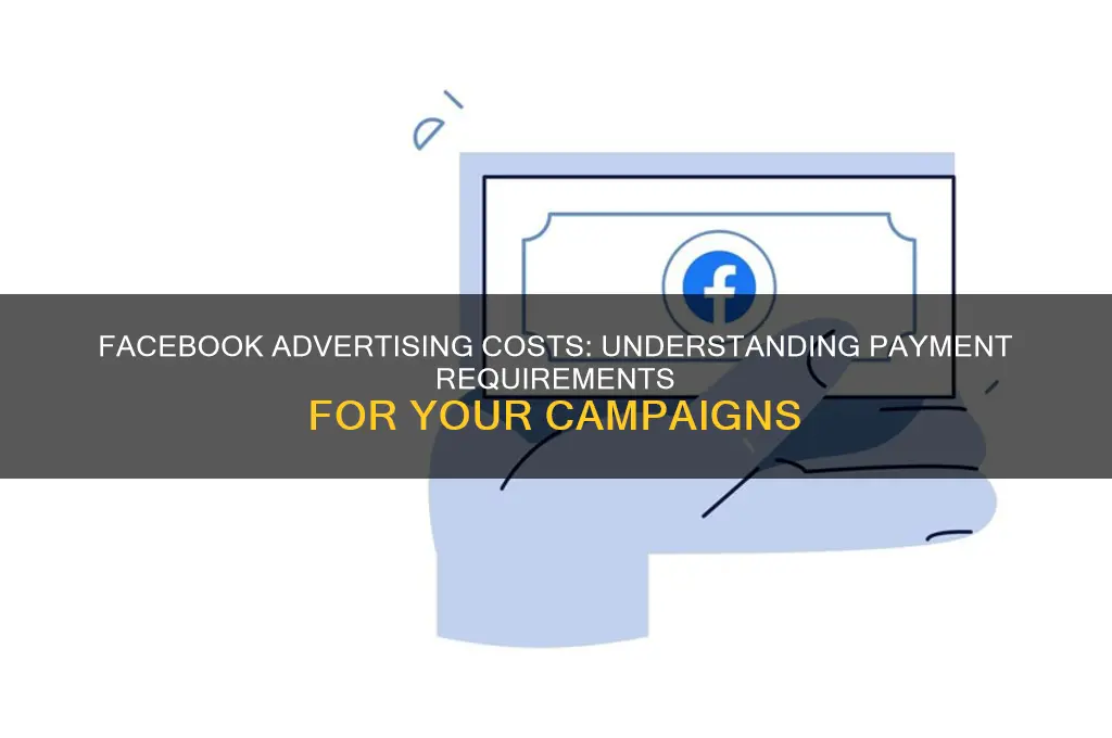 is there a payment for advertising in facebook