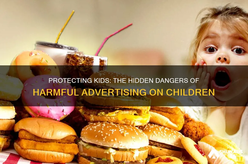 is there any advertising that can be harmful to children