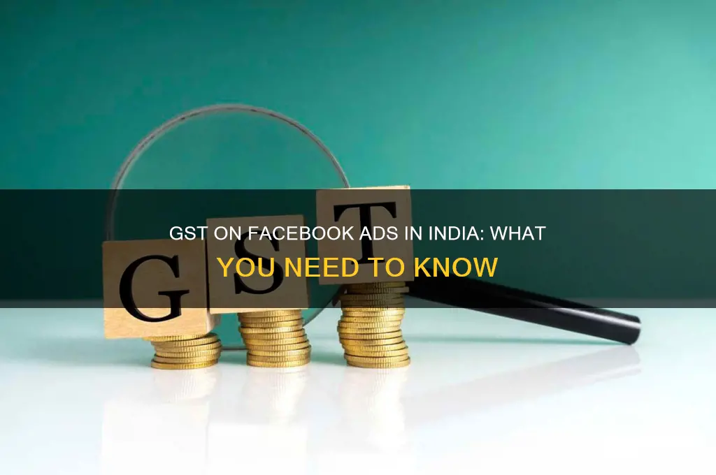 is there gst on facebook advertising in india
