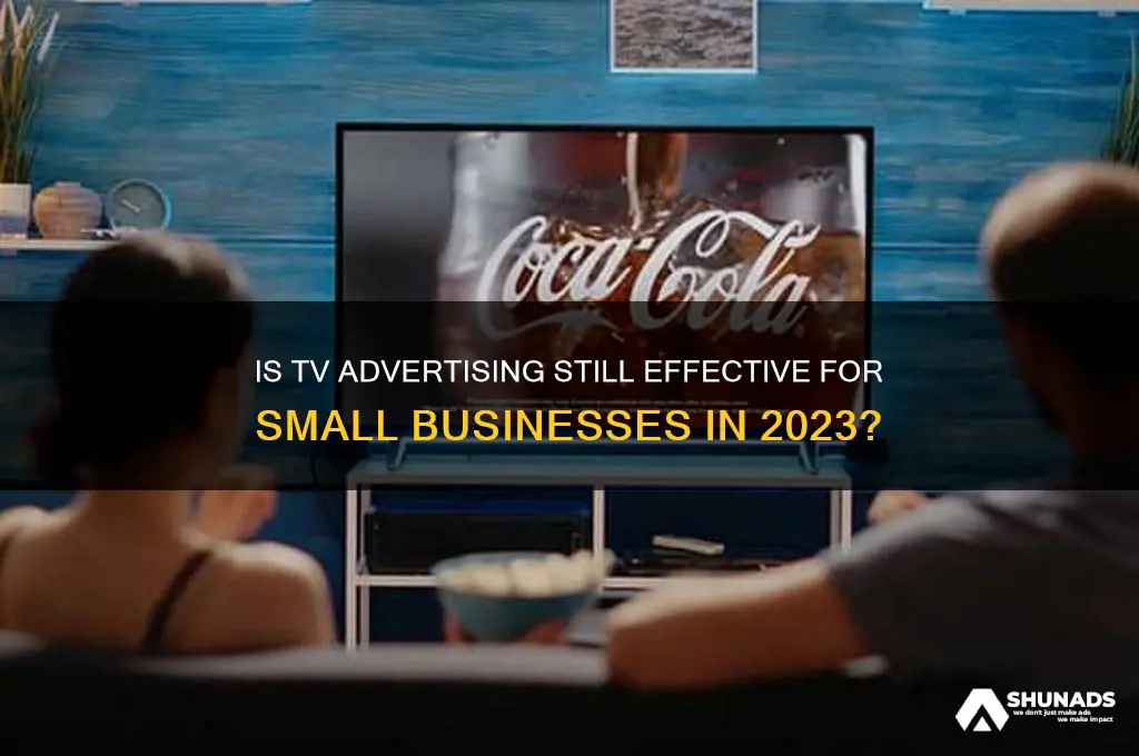 is tv advertising effective for small business