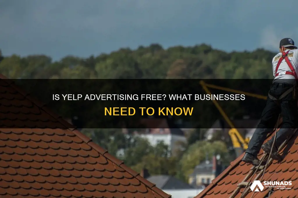 is yelp advertising free for businesses