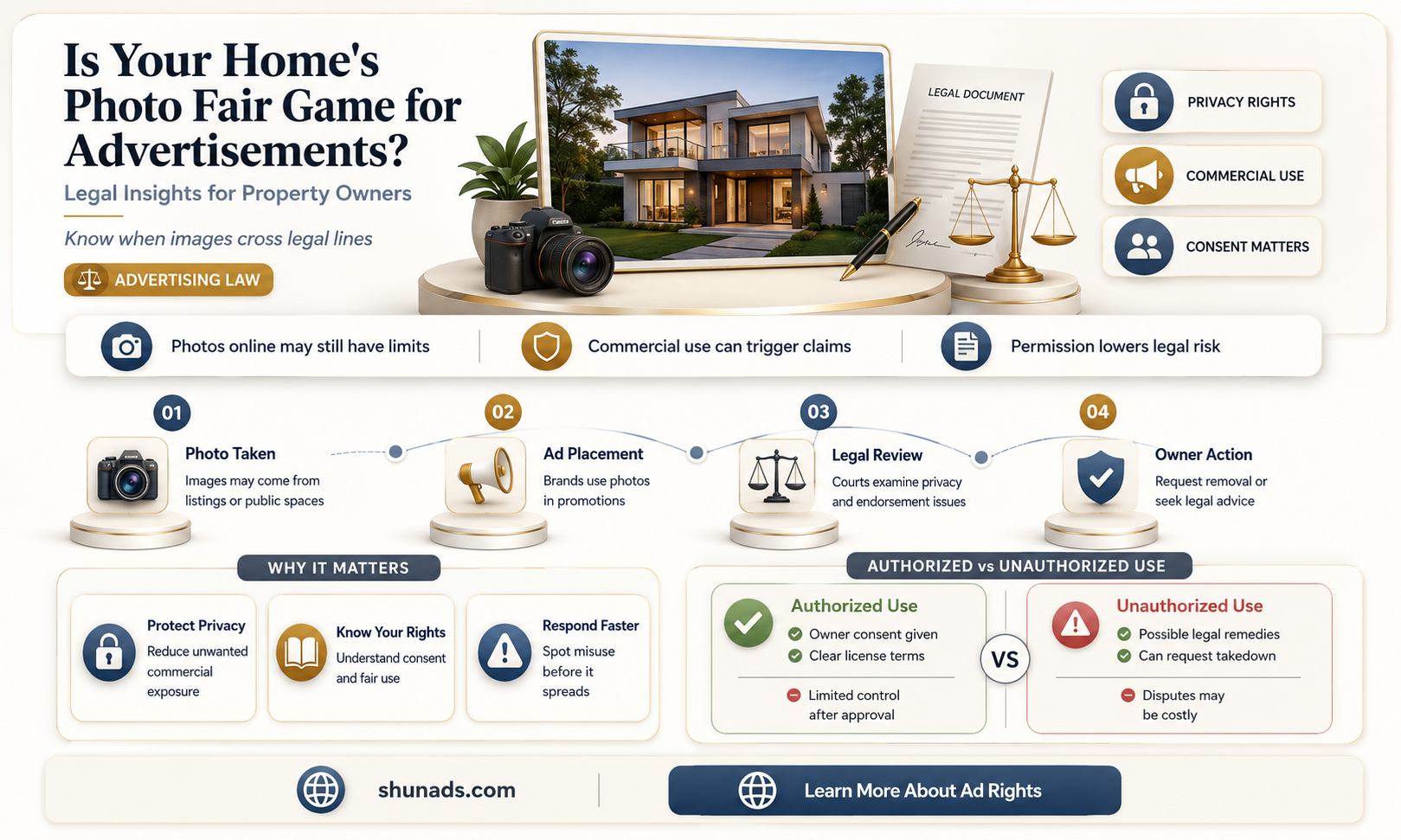 can someone use a photo of your house in advertisement