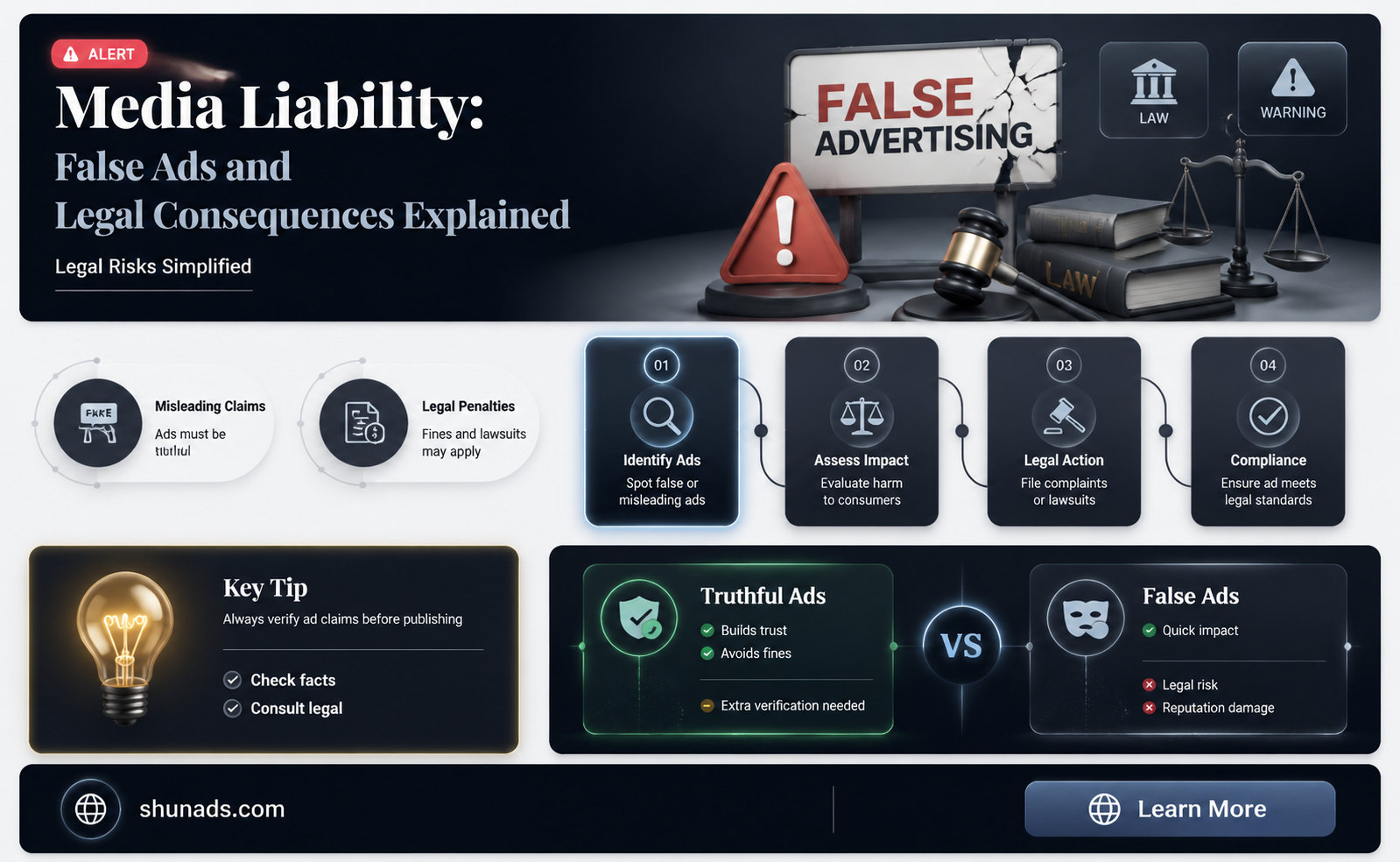 can media outlets be held liable for false advertisements