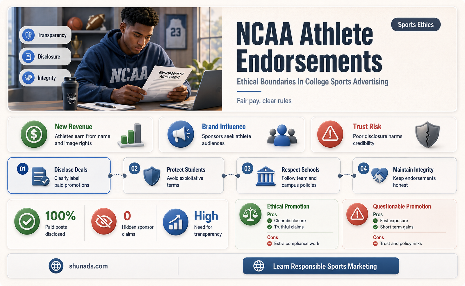 can the ncaa use athetes for an advertisment