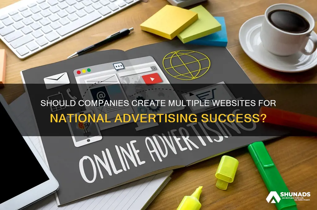 should a company build several websites to advertise nationally