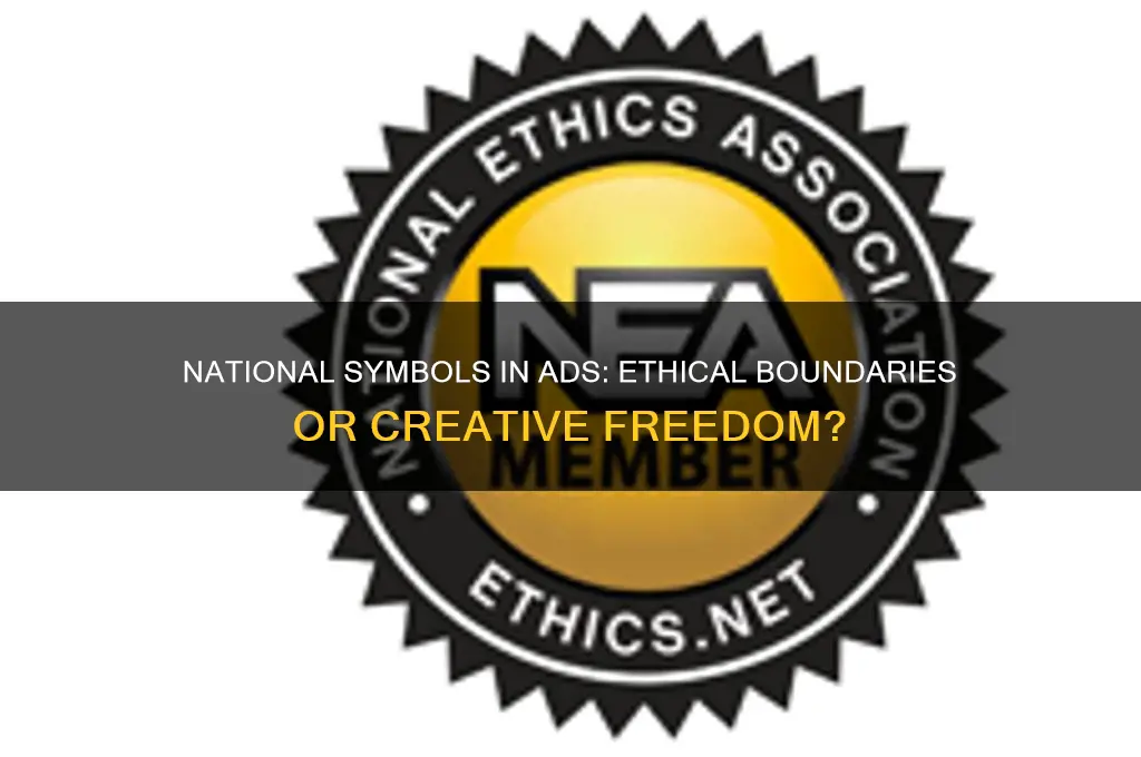 should be not use national symbol in advertising