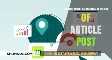 Should You Advertise Your Business at the End of Articles?