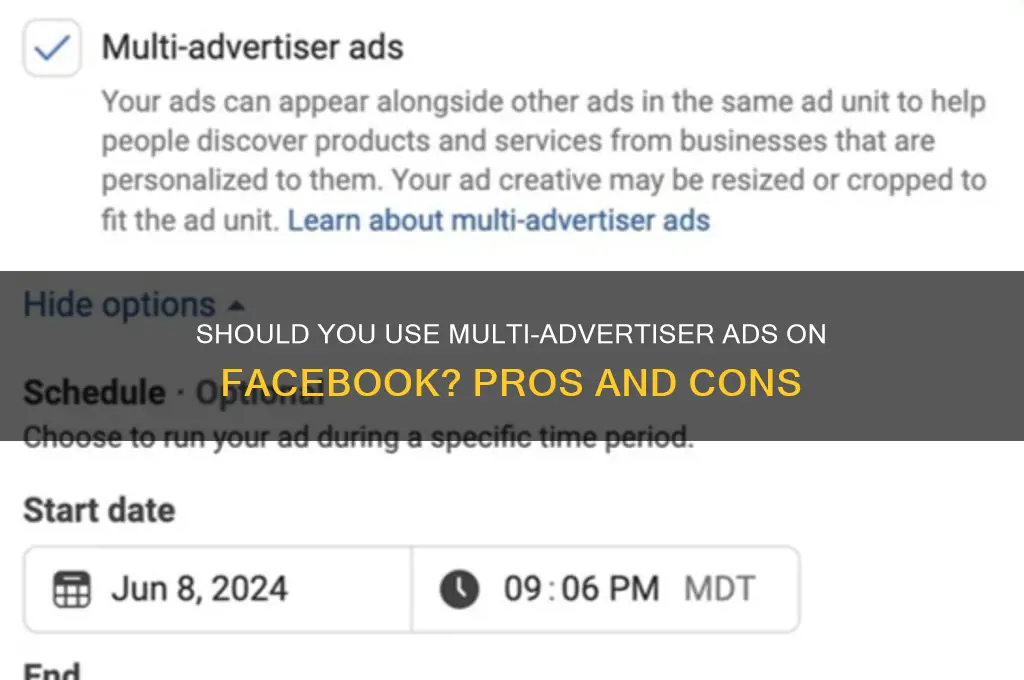 should i do multi advertiser ads facebook