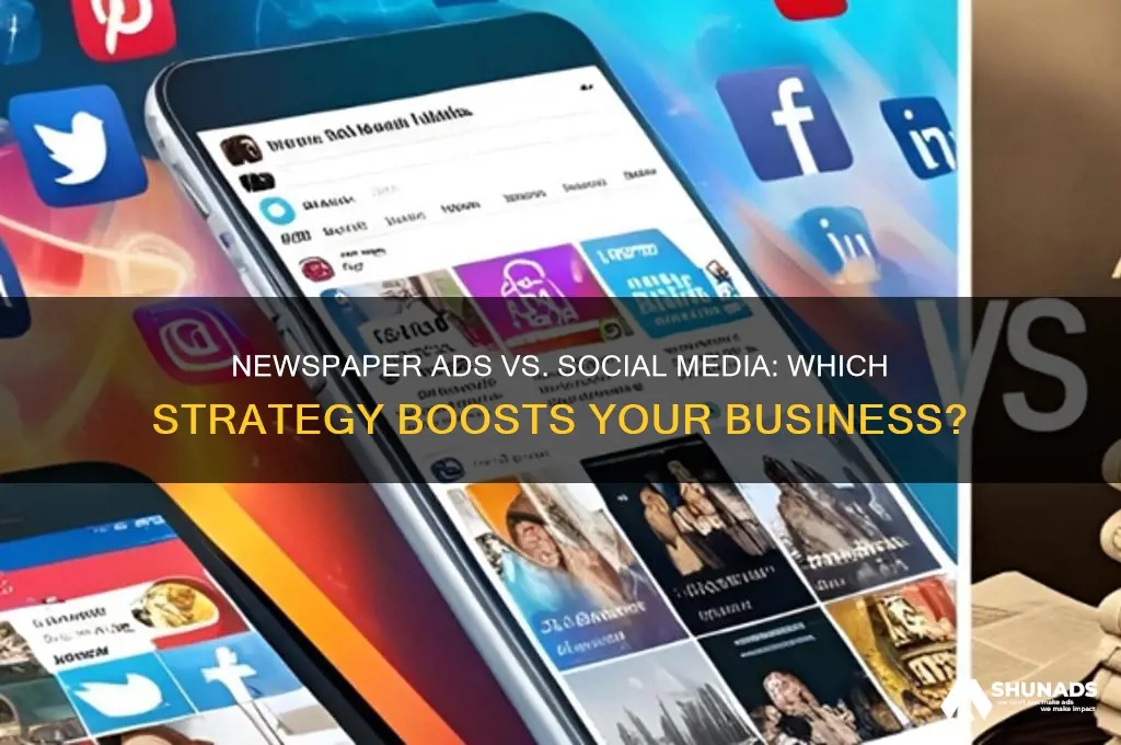 should i drop my newspaper advertising and use social media