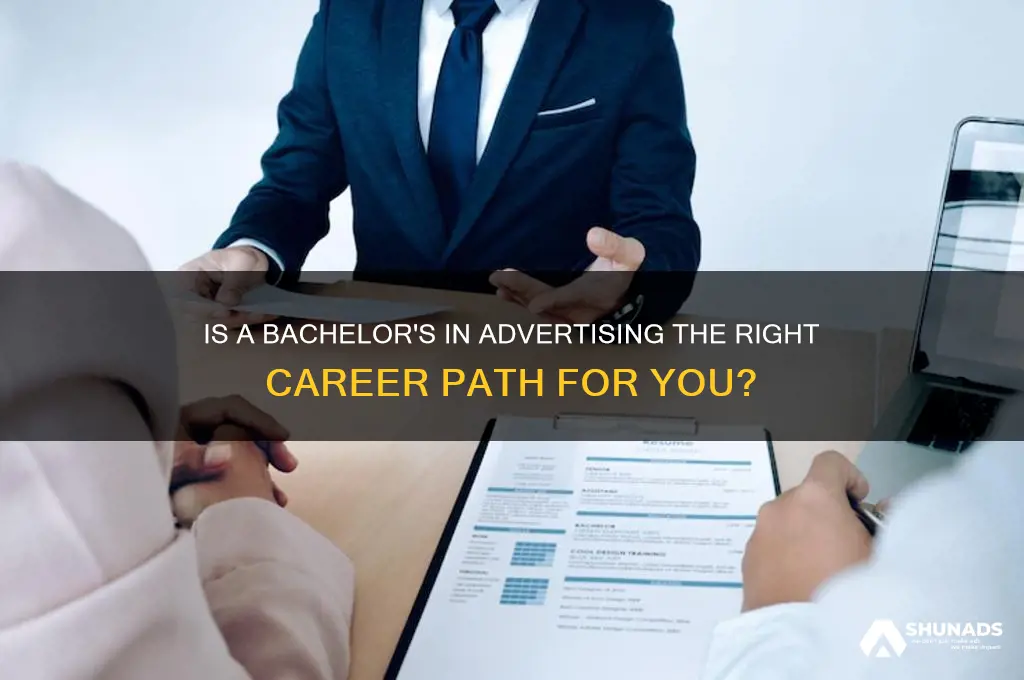 should i get a bachelors in advertising
