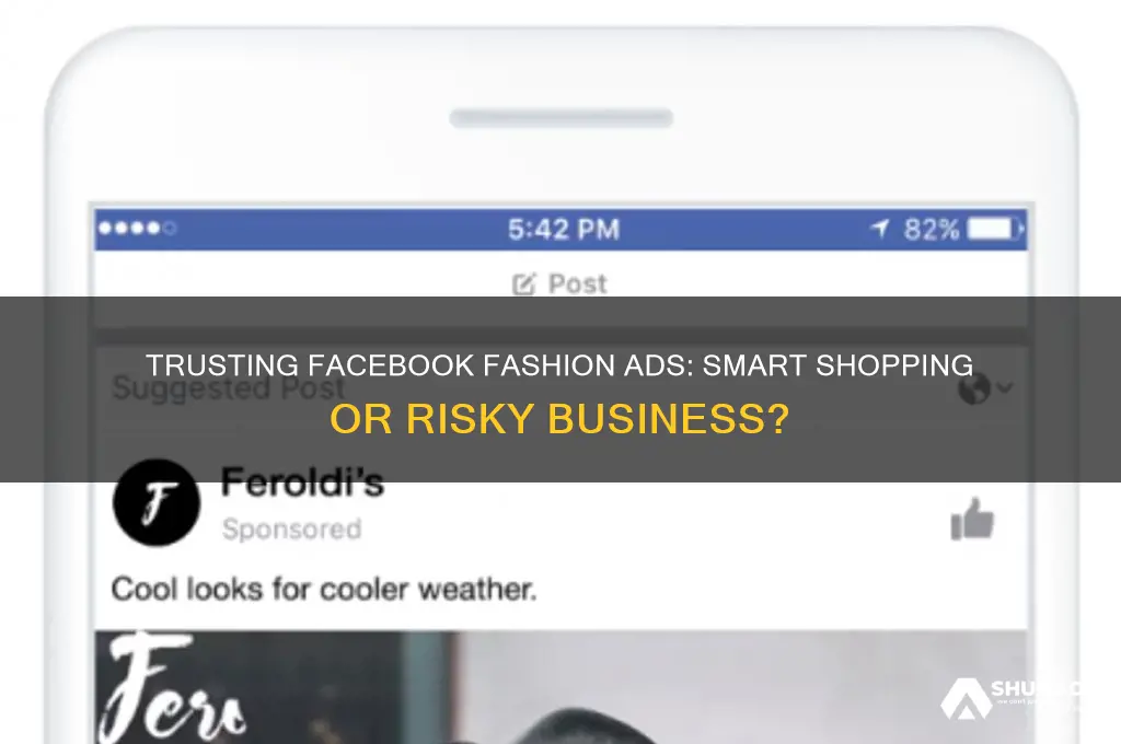 should i trust fashion site that advertise on facebook