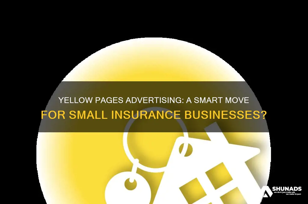 should small insurance business advertise in yellow pages