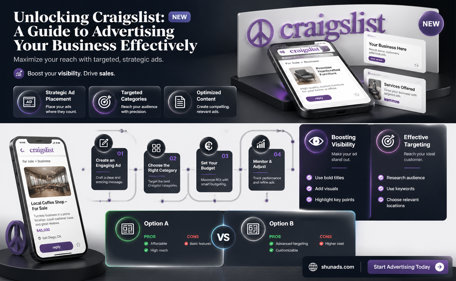 can a business advertise on craigslist