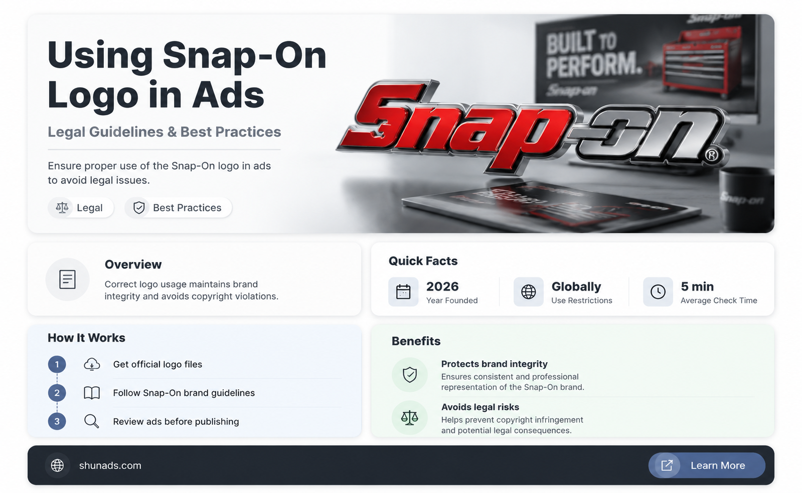 can i use snap on logo in my advertisement