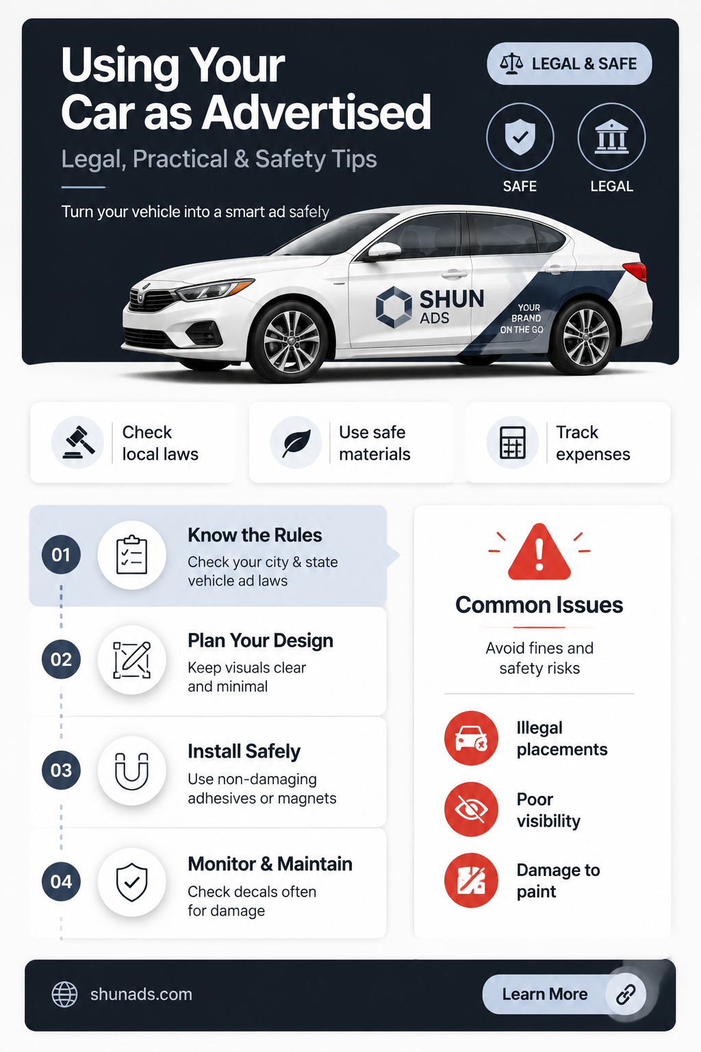 can i use my car as advertised