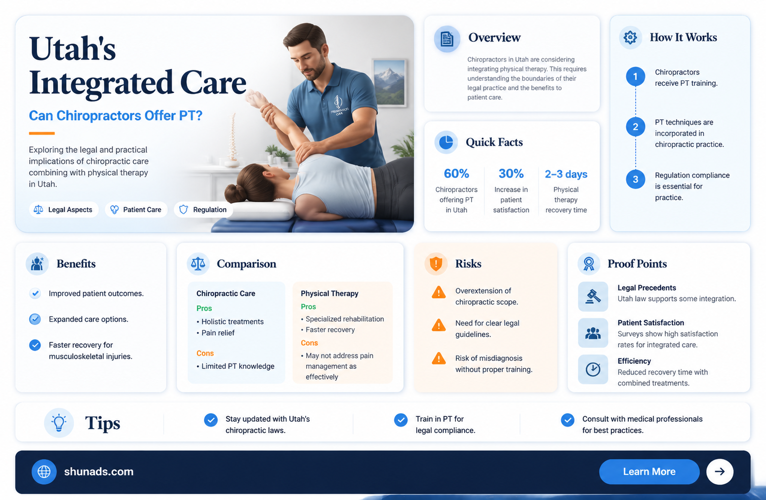 can a chiropractor advertise physical therapy in utah