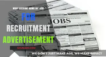 Choosing the Right Account Name for Effective Recruitment Advertisements