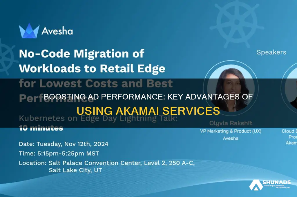 what advantages does an advertiser derive from using akamai service