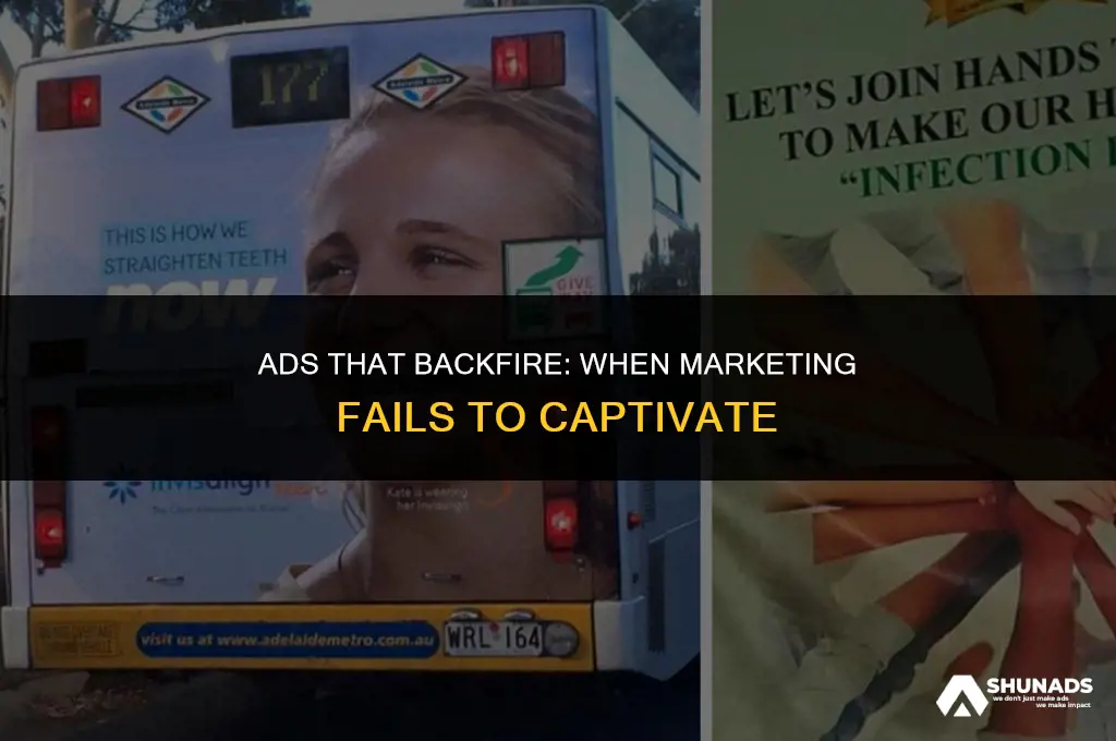 what advertisements make you not want to buy the product