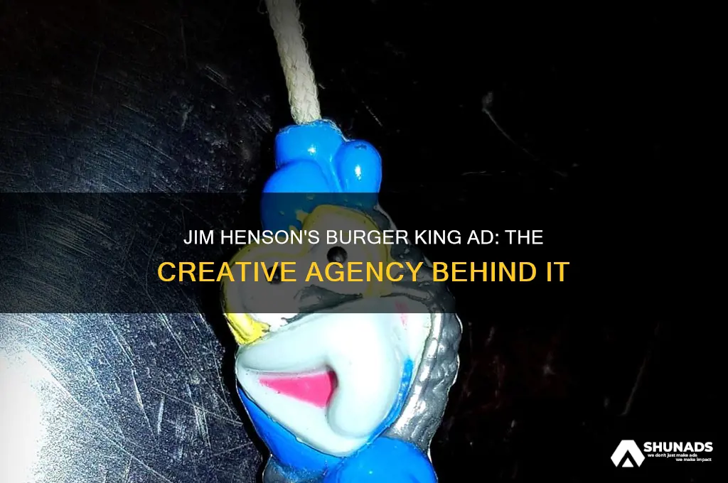 what advertising company created burger king ad with jim henson