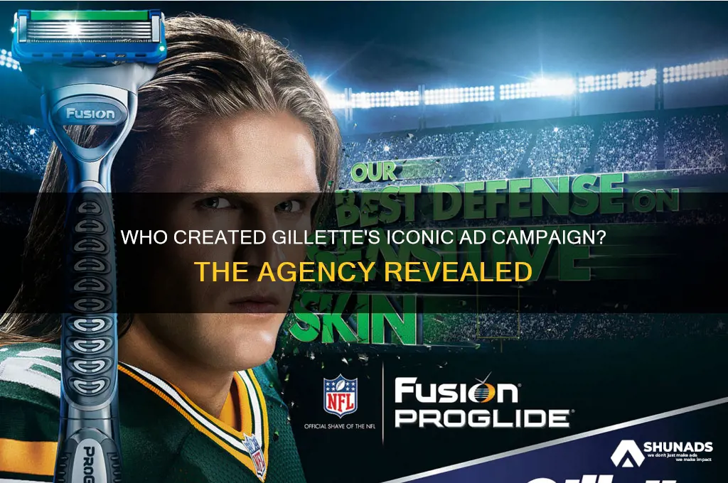 what advertising company made the gillette commercial