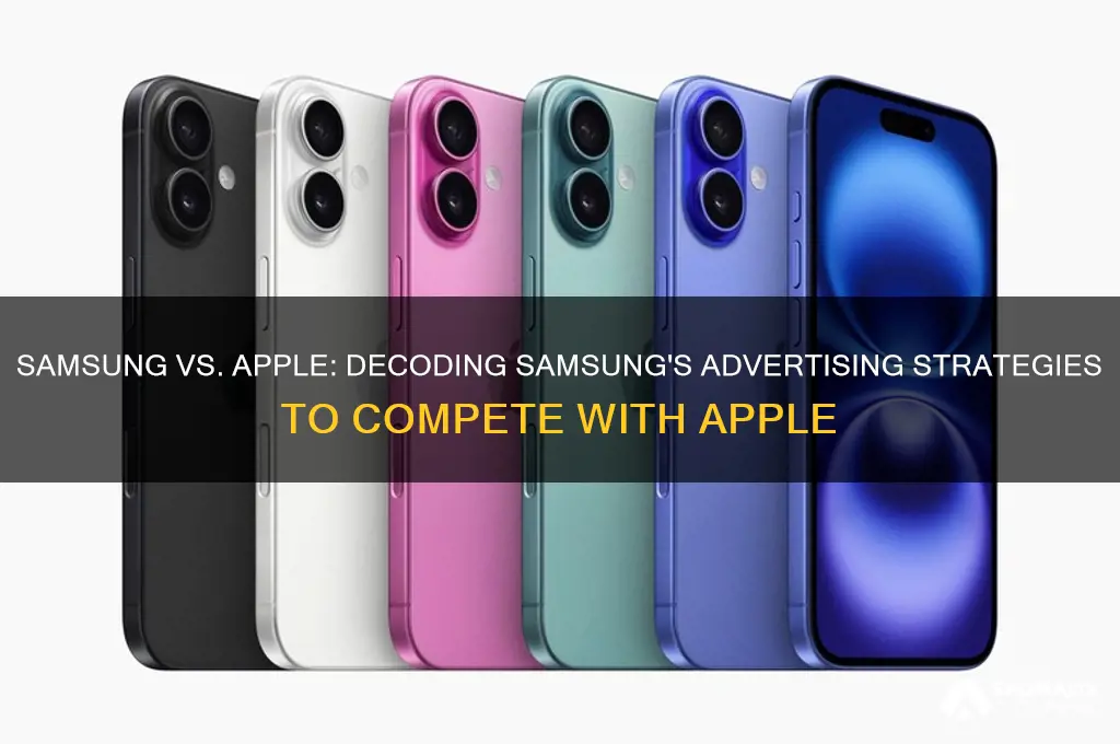 what advertising does samsung use to compete with apple