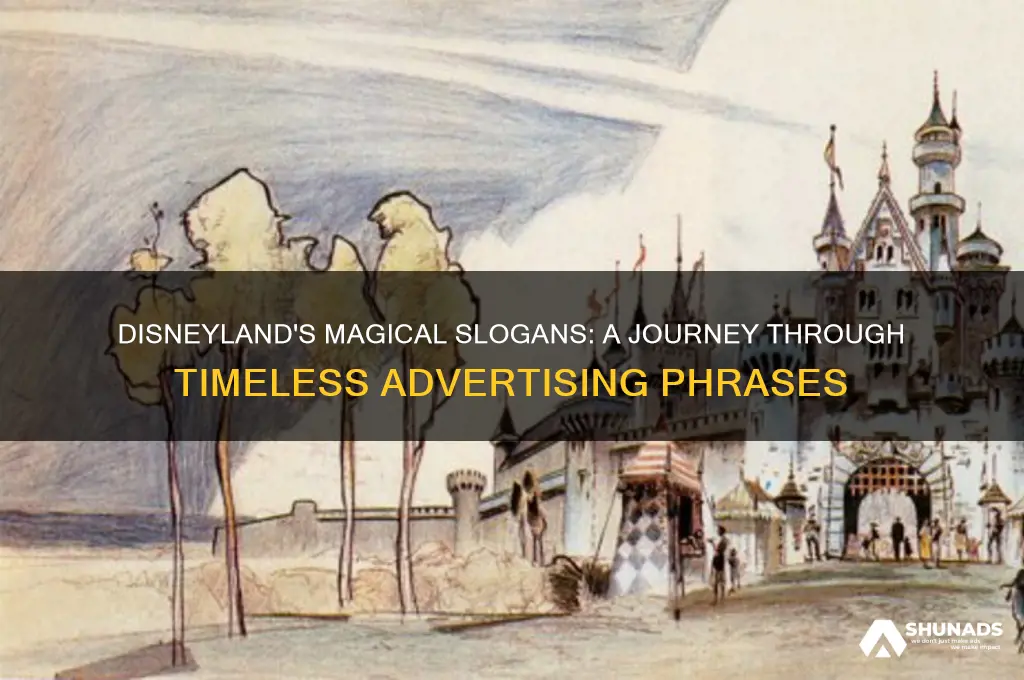 what advertising slogans has disneyland used over the years